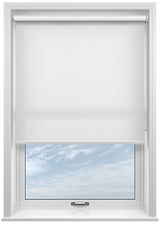 Amalfi, Linen White - Twist&Fit Roller Blind